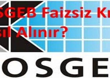 KOSGEB Faizsiz Kredi Nasıl Alınır