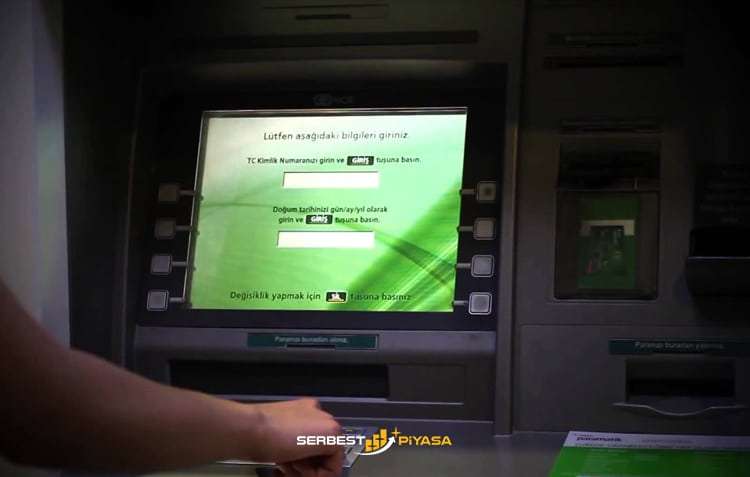 Garanti Bankası kartsız para çekme