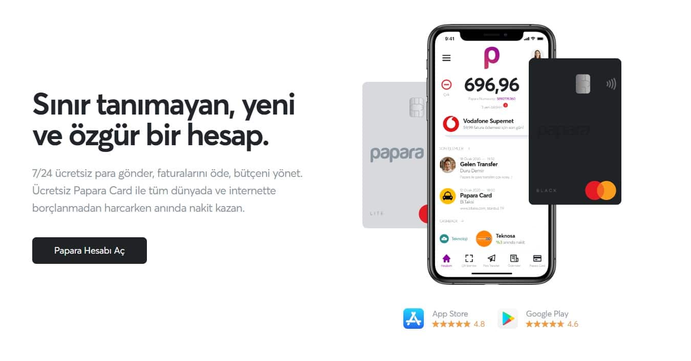 papara hesabı nasıl açılır