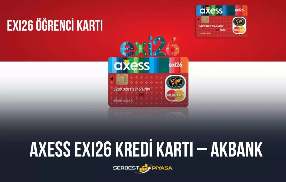 axess exi26 öğrenci kredi kartı