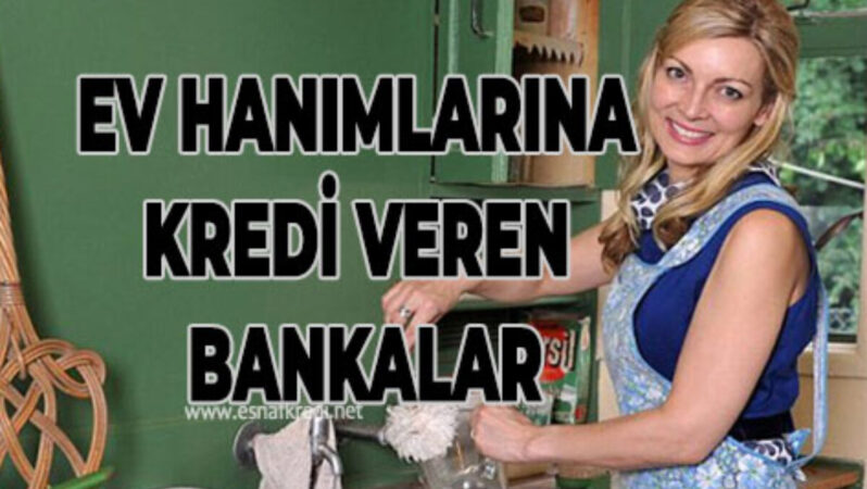 Ev Hanımlarına Kredi Veren Bankalar 2023 (Gelir Belgesiz)